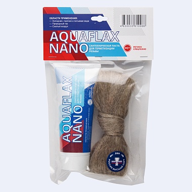 Aguaflax nano, паста 270гр тюбик (лен 40гр)